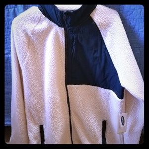 Mens OLD NAVY active sherpa jacket